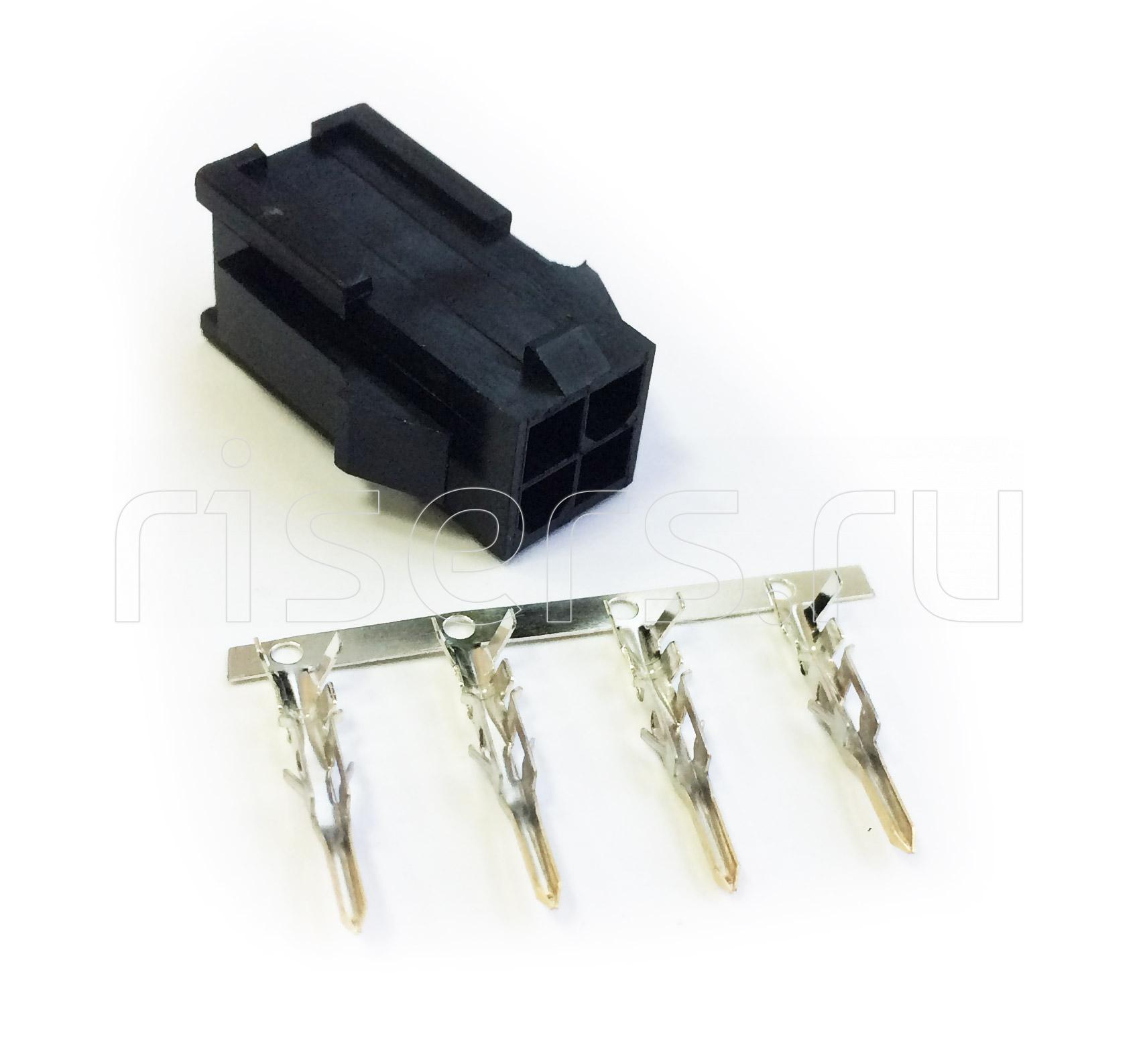 Разъем 4pin мама 5559