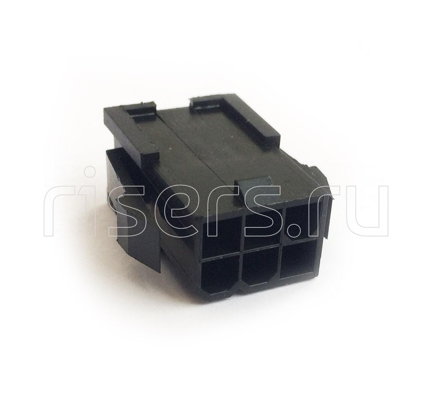 Разъем питания 6pin PCI-e F мама