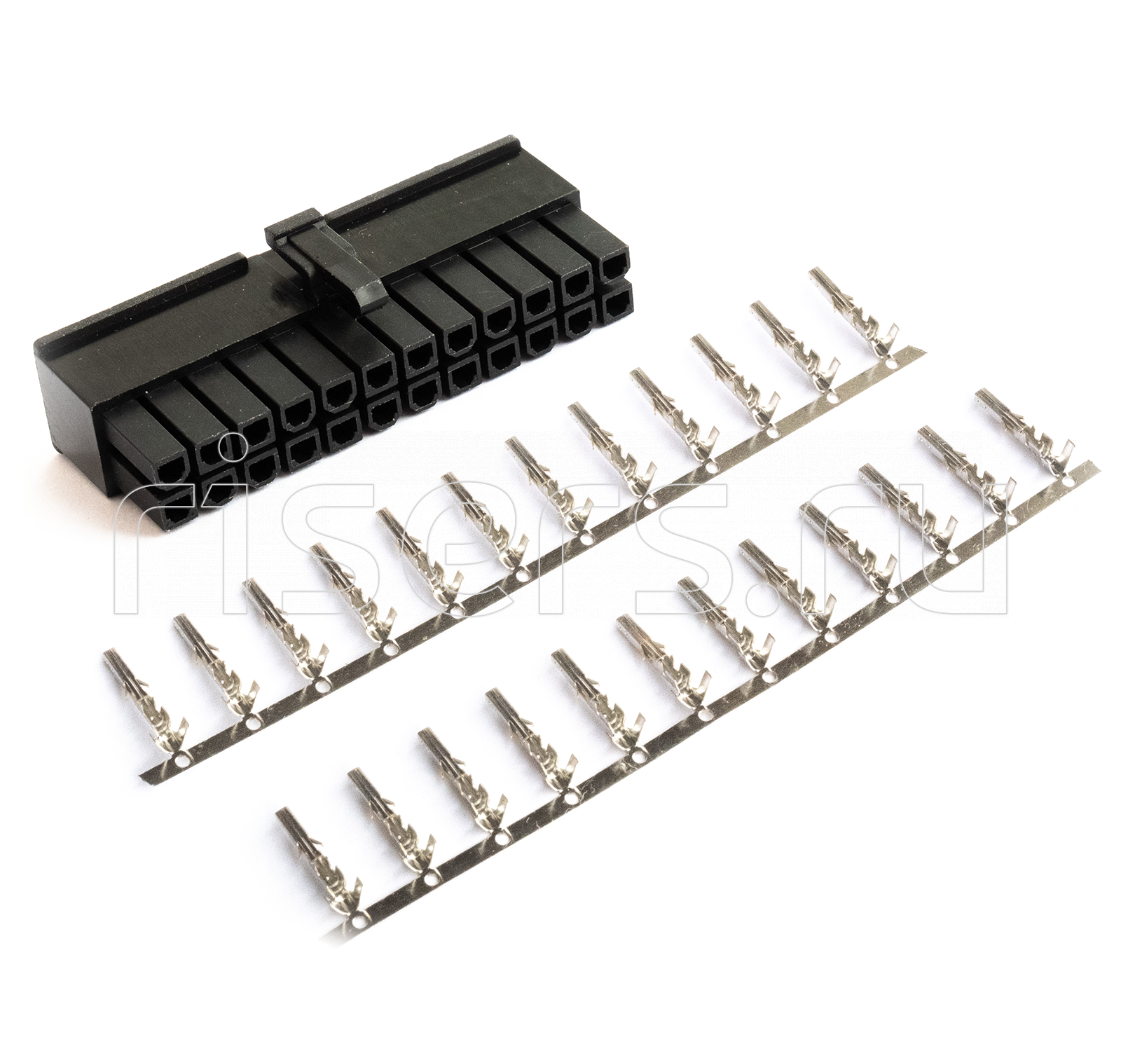 Разъем питания 24pin ATX папа 5557