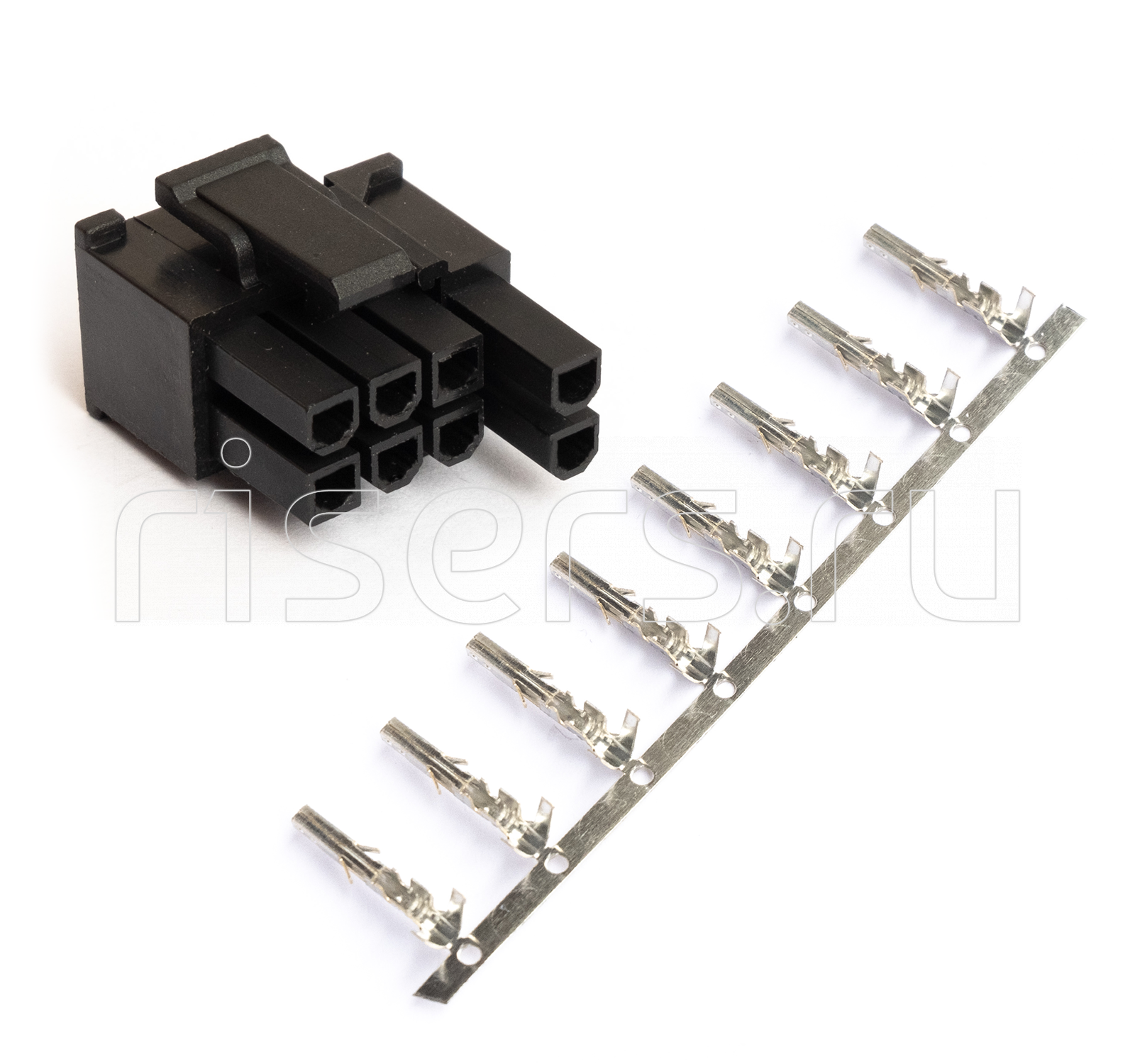 Разъем питания 6+2 pin PCI-e M папа