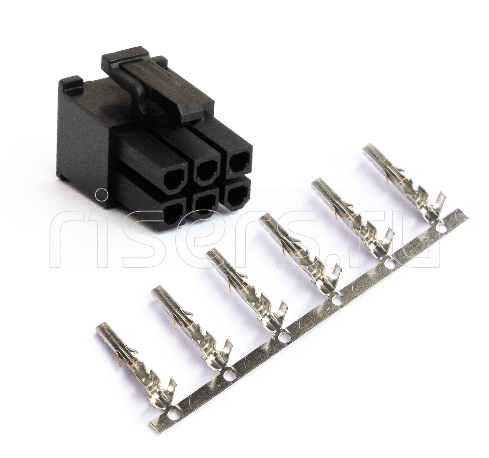 Разъем питания 6 pin PCI-e M папа