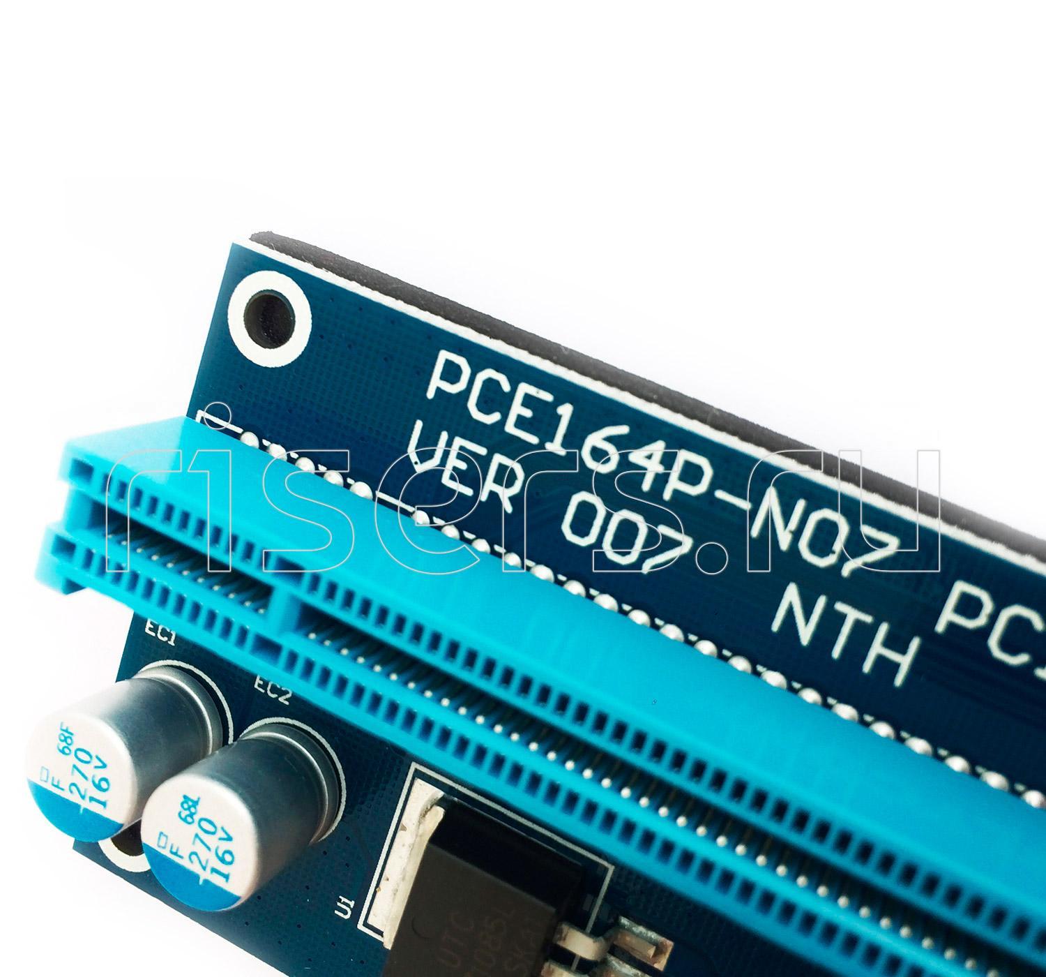 Райзер PCI-e USB 1x-16x 6pin — изображение 2 из 4